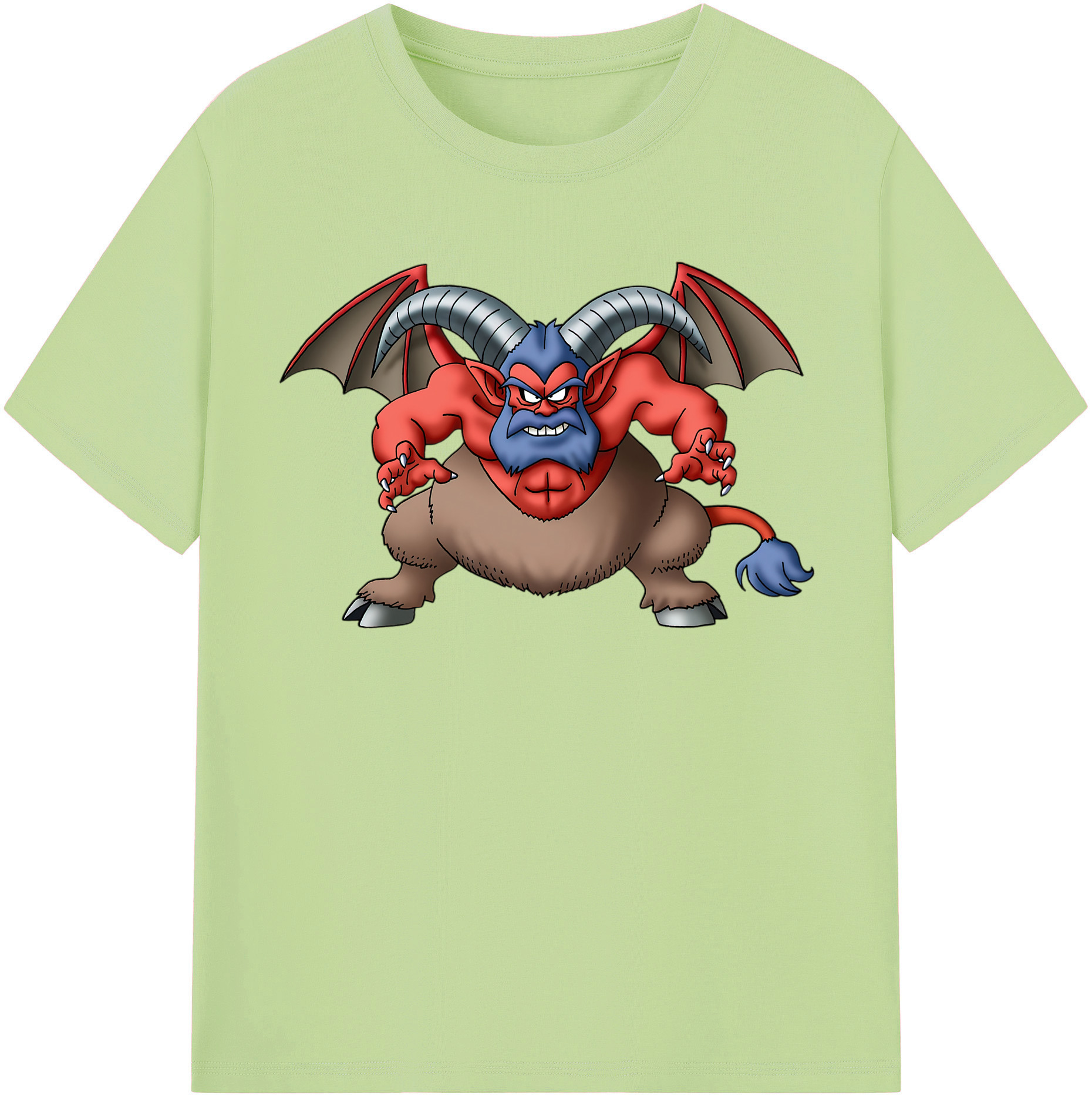 （画像用） ドラゴンクエスト Doragon Kuesuto Dragon Quest 綿100％半袖Tシャツ（フロントプリント）